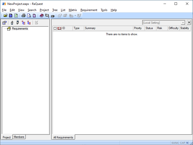 fig2-2. Display when style "Office 2007 (Blue)" is selected